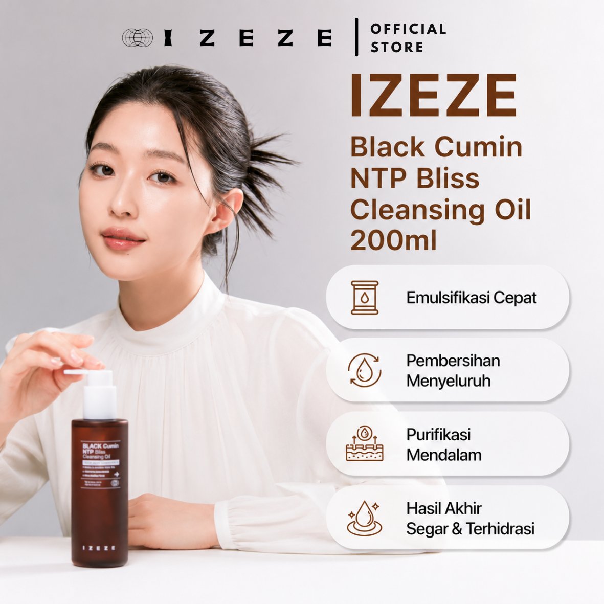 IZEZE Black Cumin NTP Bliss Cleansing Oil 200ml
