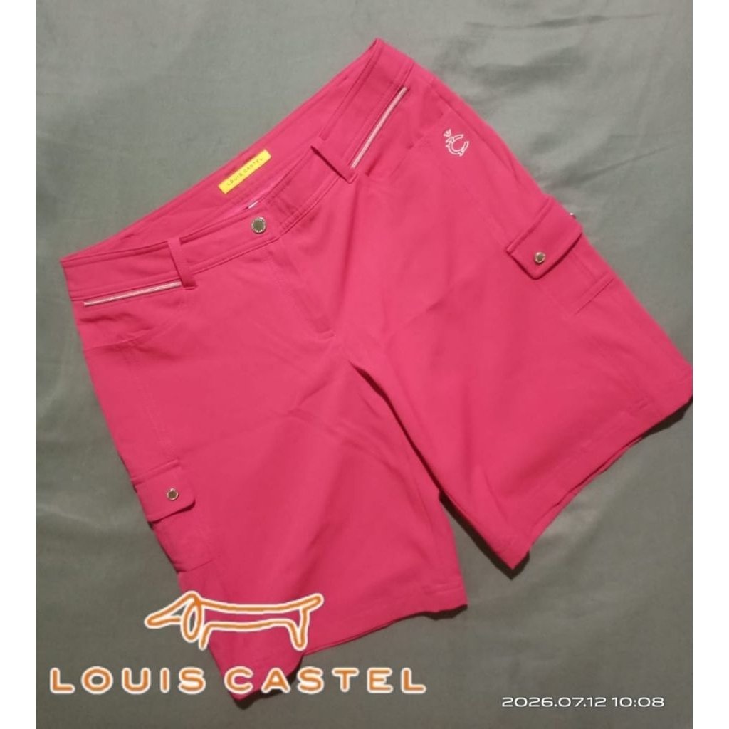 "Celana Pendek Cargo Wanita Louis Castel Original Second