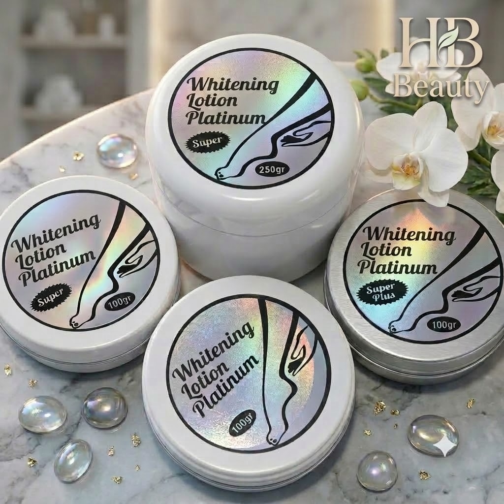 HB PLATINUM SUPER PLUS 100gr / WHITENING LOTION PLATINUM SUPER PLUS 100gr