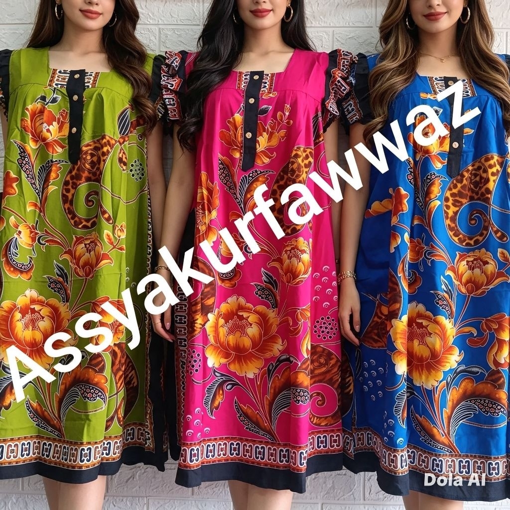 DASTER BATIK ALVIN MODEL SIKAK GEBER