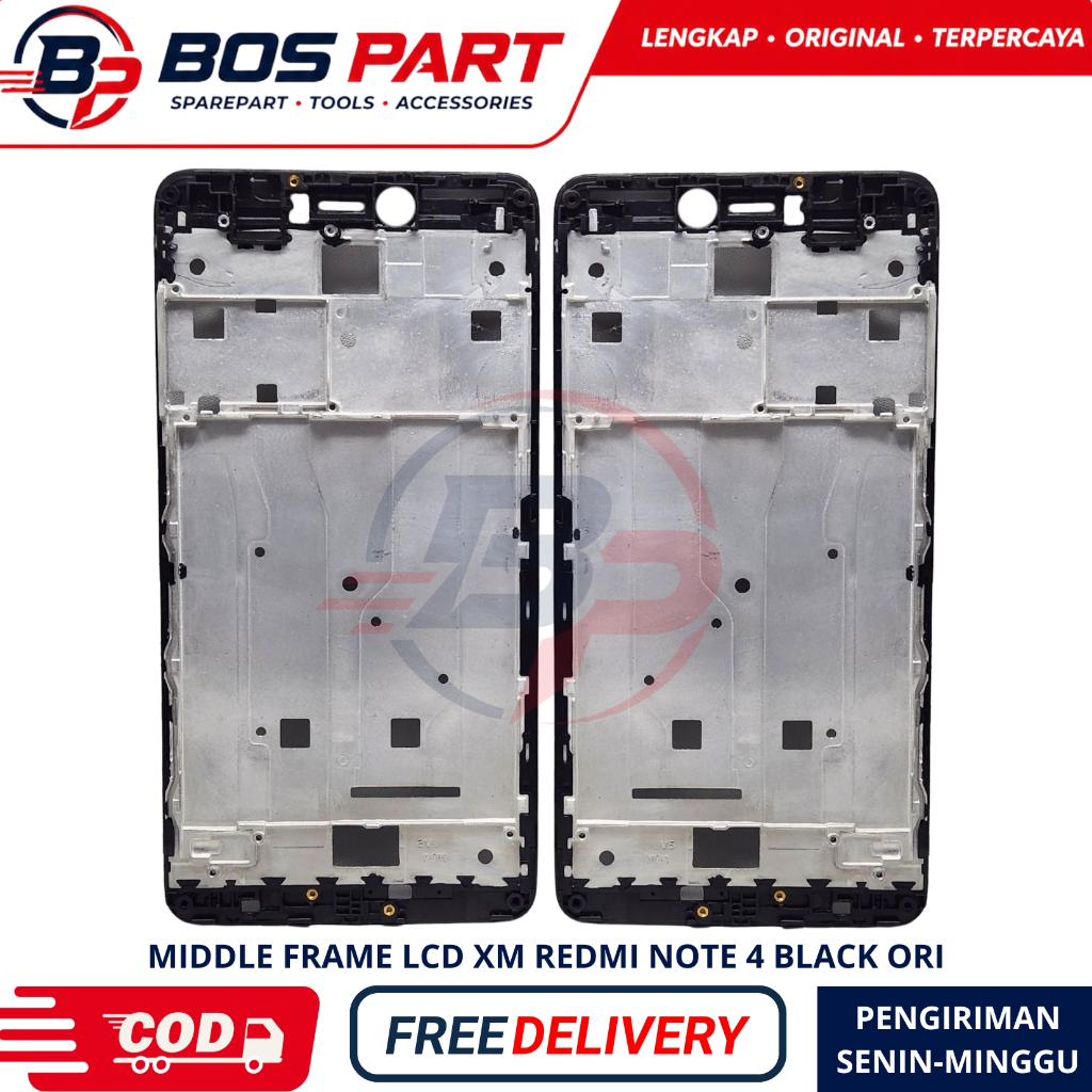 MIDDLE FRAME LCD XIAOMI REDMI NOTE 4 ORI / DUDUKAN LCD