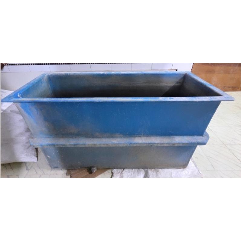kolam bak fiber viber fiberglass kolam ikan persegi panjang kotak jumbo tebal kualitas kokoh bagus a