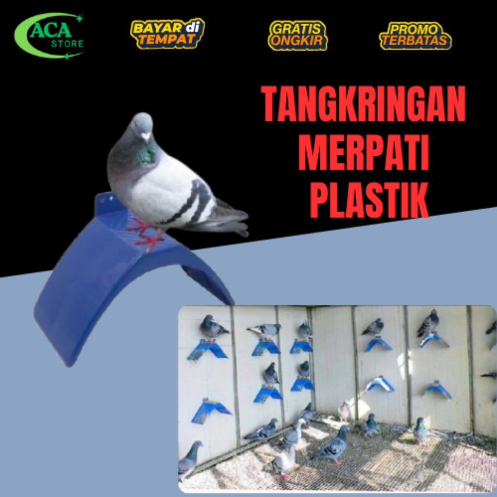 Kicau Mart Tangkringan Merpati Plastik Import Nyaman Awet