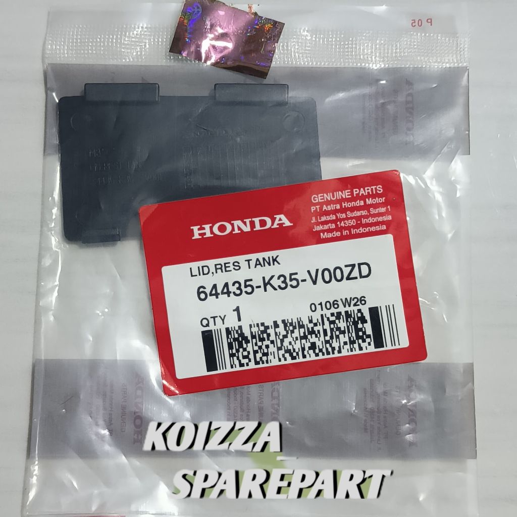 HGP 64435-K35-V00ZD LID RES TANK /TUTUP TANGKI AIR RADIATOR ADV 150