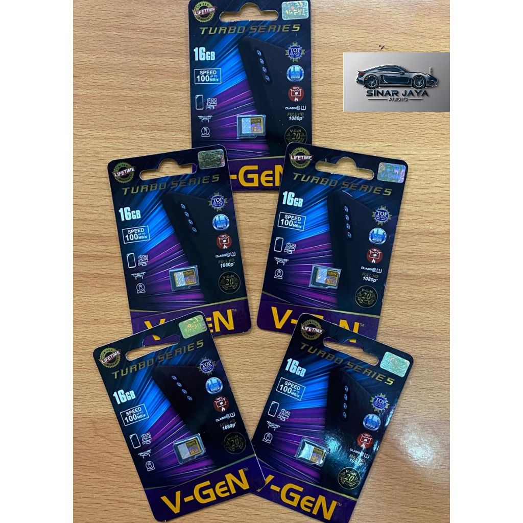 Kartu SD Card 16 GB V-Gen Turbo Series