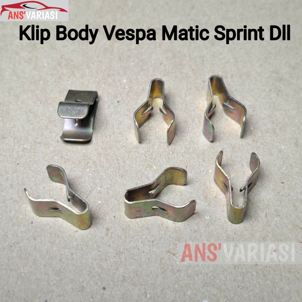 Klip Body Vespa Matic Sprint Dll