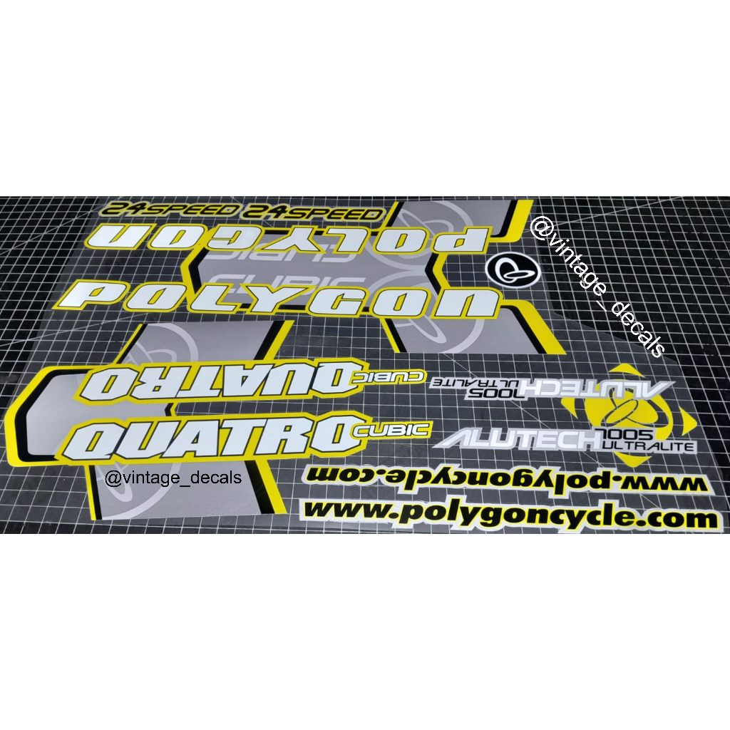 Polygon Quatro decal replacement