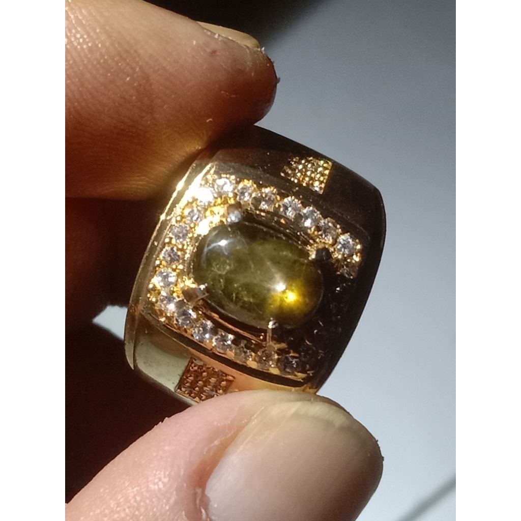 Natural Black Safir/Bangsing Golden Star