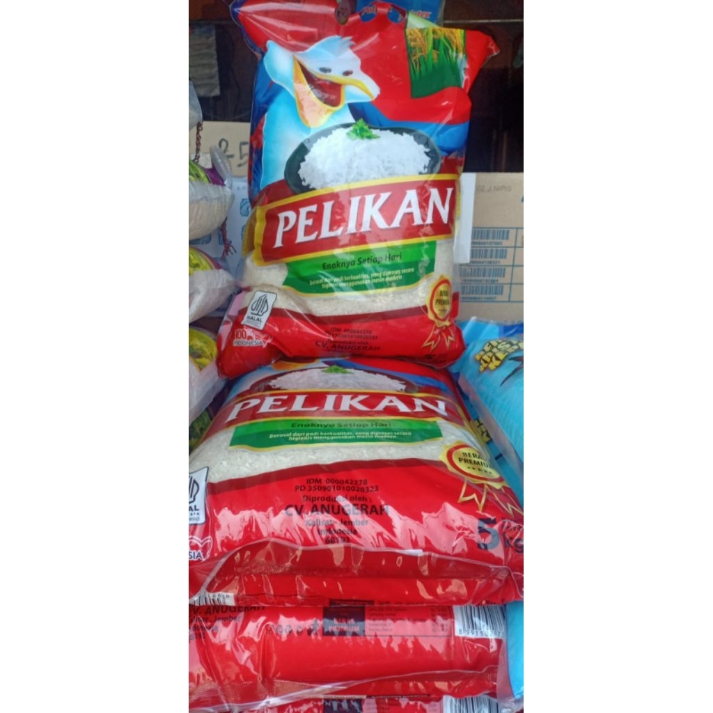 Beras Pelikan 5kg Premium / Beras Pelikan 5kg