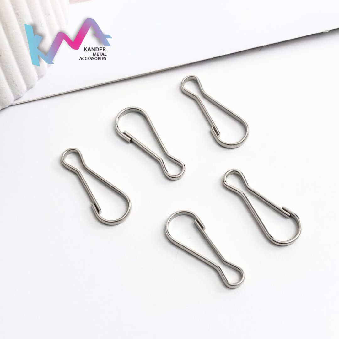 Pengait Masker Stoper Iron Besi Kaitan Cantelan Gaitan Hook Kew Kew Dogclips Carabiner