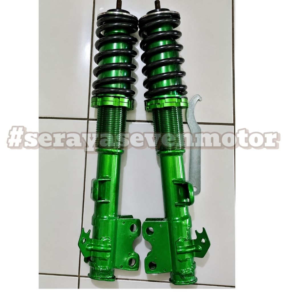 coilover costum down size avanza xenia bagian depan saja garansi
