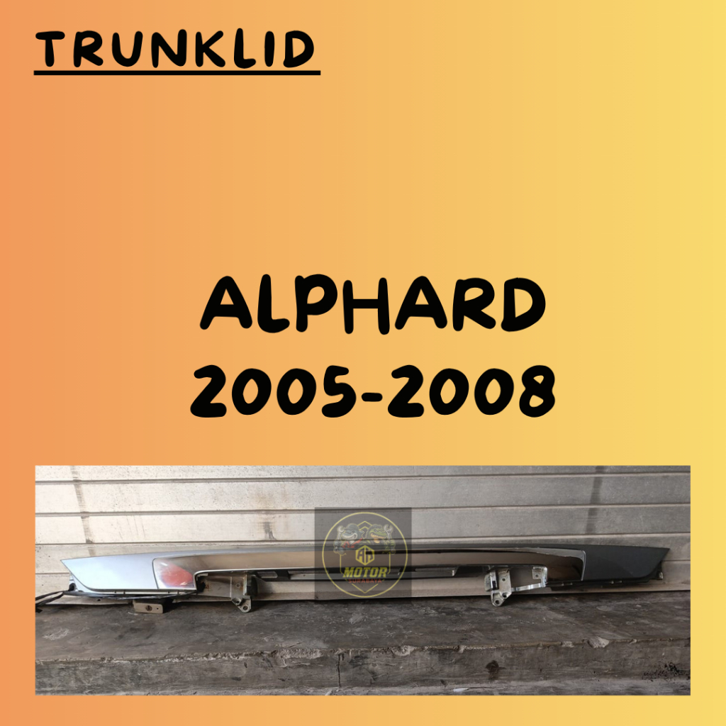Trunklid Alphard 2005-2008