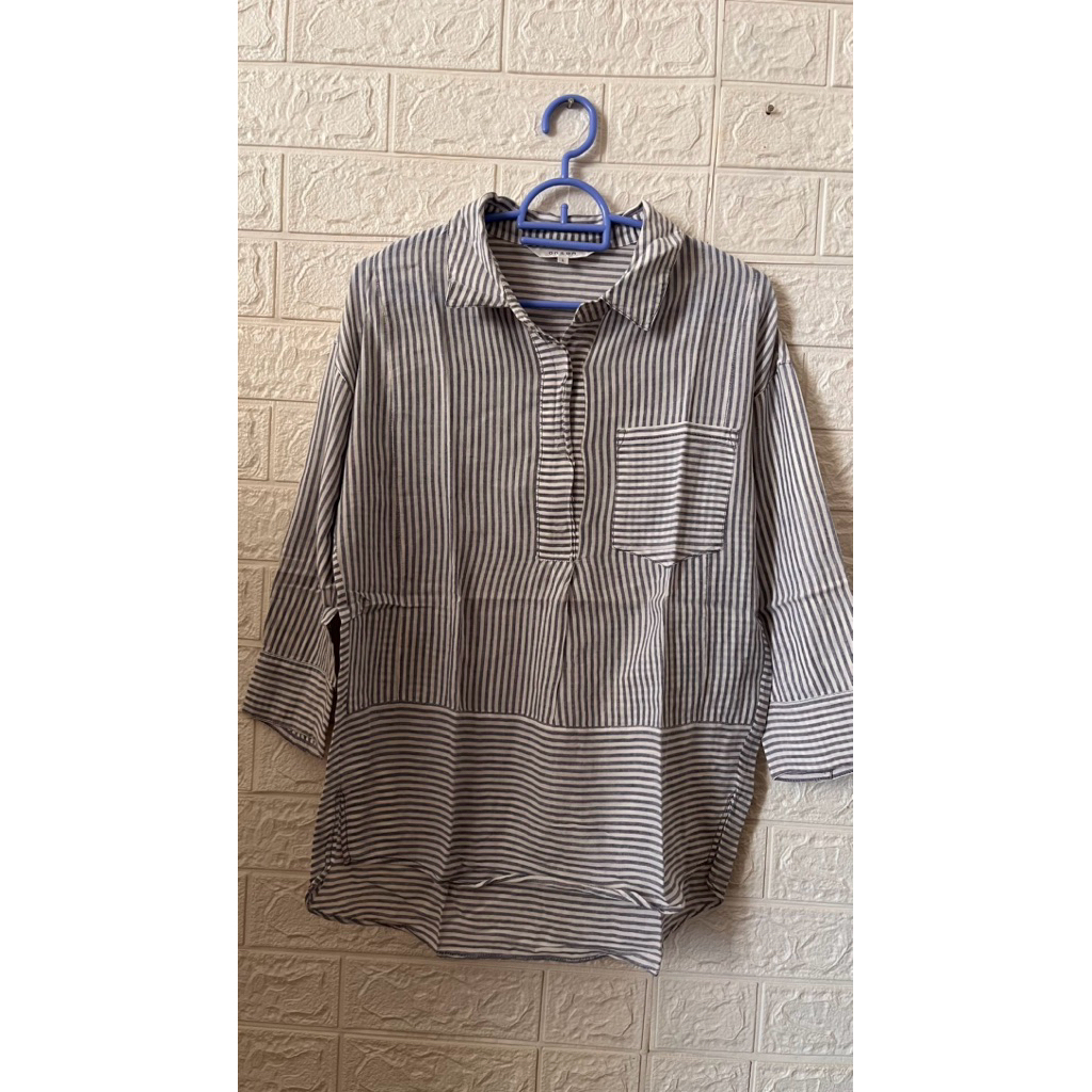 preloved kemeja salur oversize