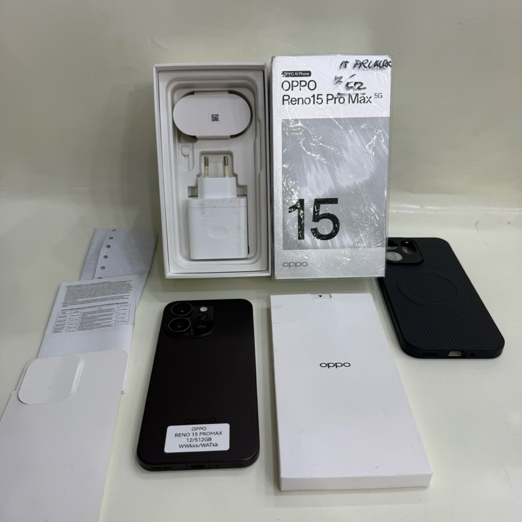 Oppo 15 Pro Max 5G 12/512gb Fullset Second Garansi Resmi