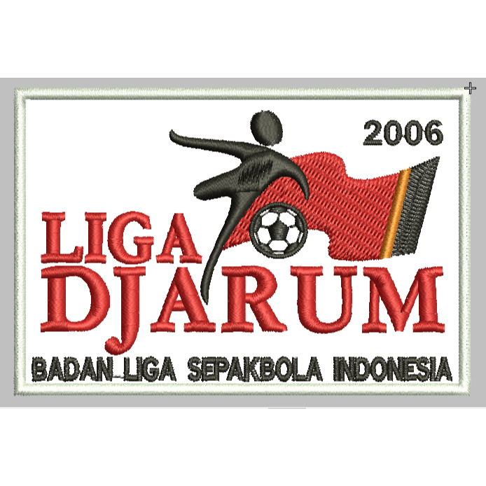 DEB-LIGA DJARUM 2006 PATCH BORDIR LOGO/EMBLEM