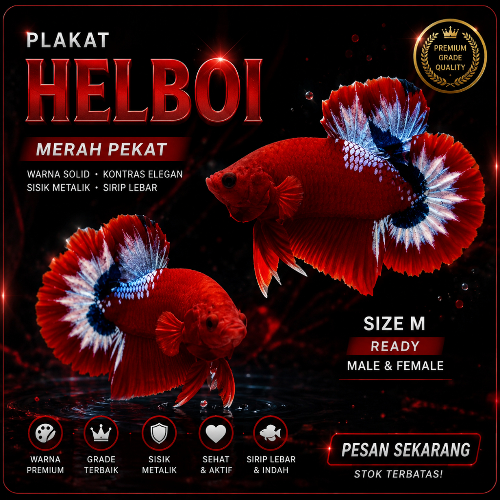 Hellboy Plakat Merah Helboi