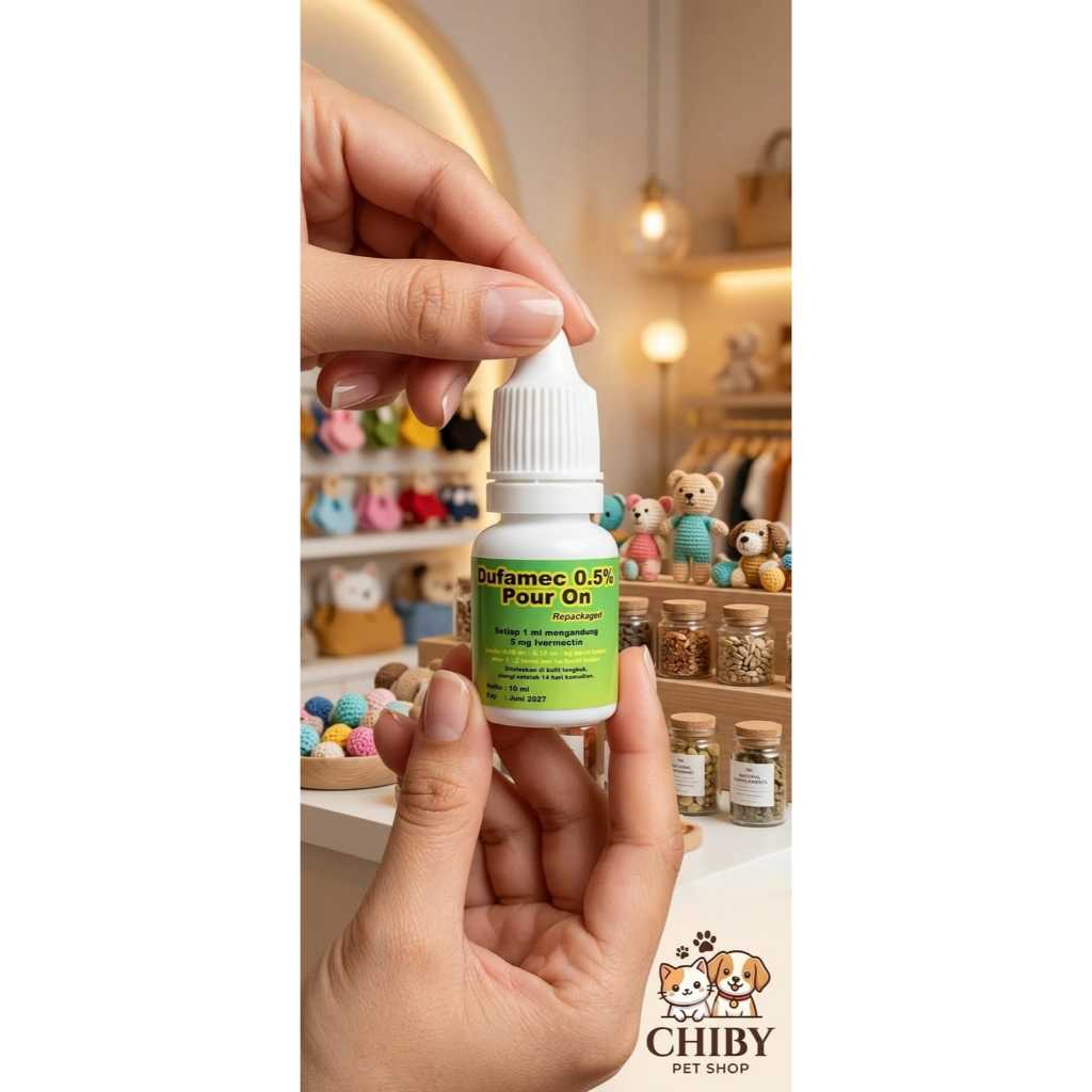 Dufamec Repack 10ml / Obat Scabies / Kutu / Cacing