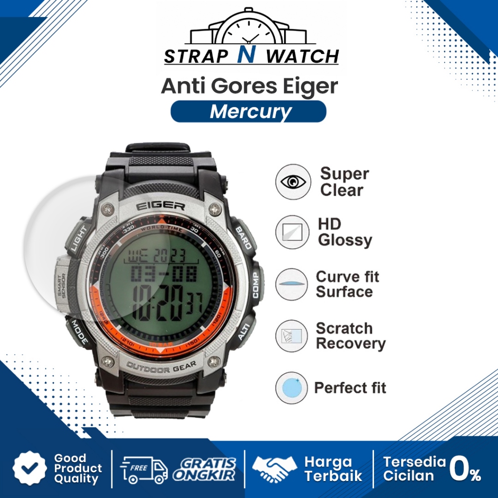 Anti Gores Jam Tangan EIGER MERCURY Hydrogel
