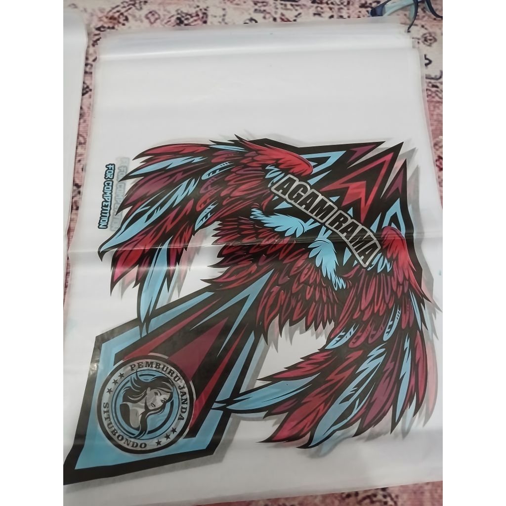 Kertas Layangan 4 Warna Motif