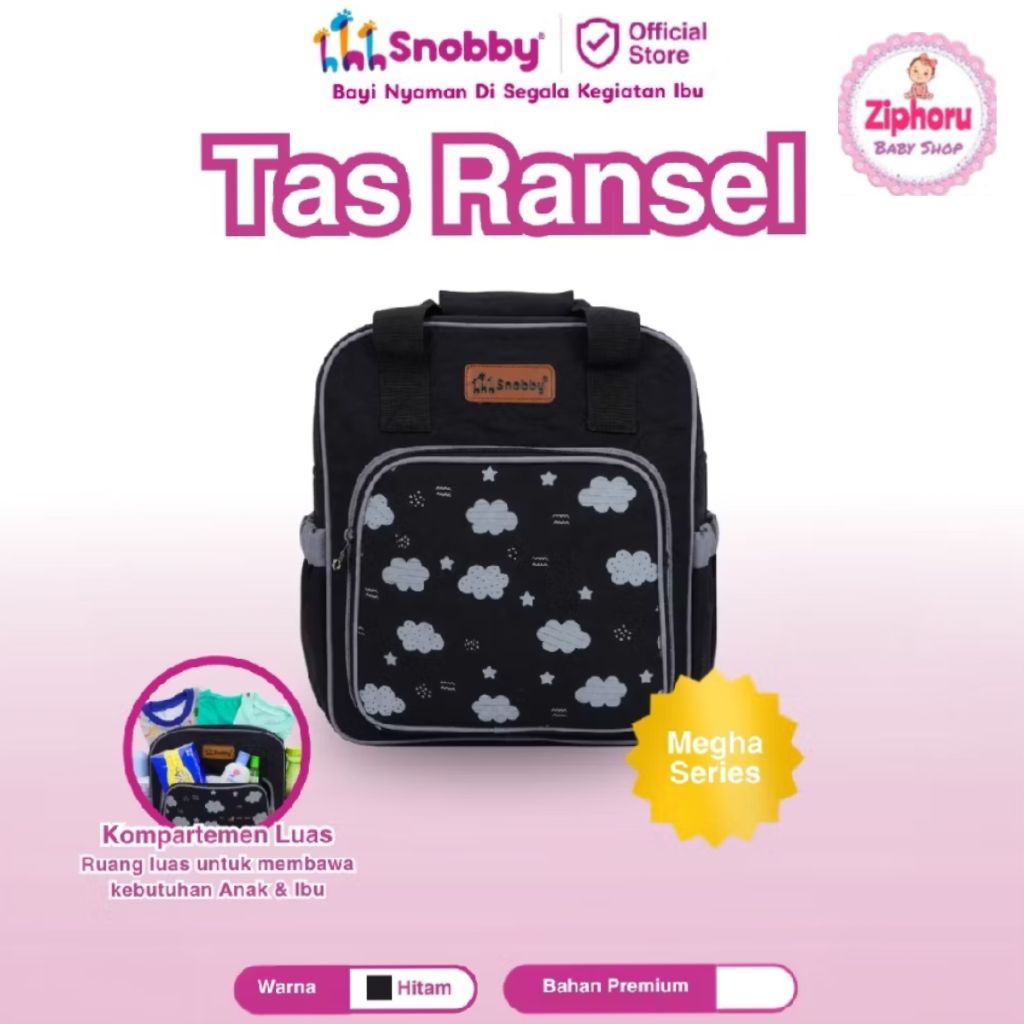 SNOBBY Tas Ransel Diaper Megha Series
