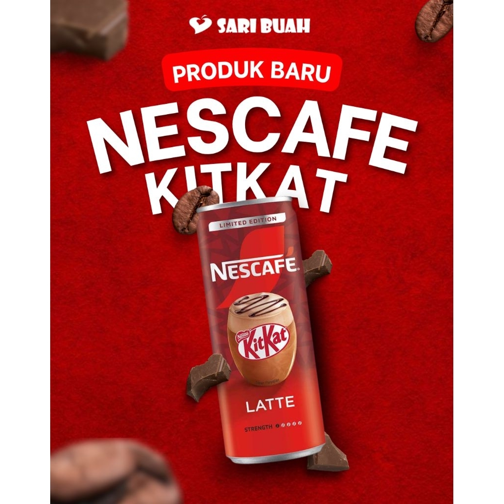 Nescafe Kitkat Latte 220 ml / Nescafe Kitkat / Kitkat Latte
