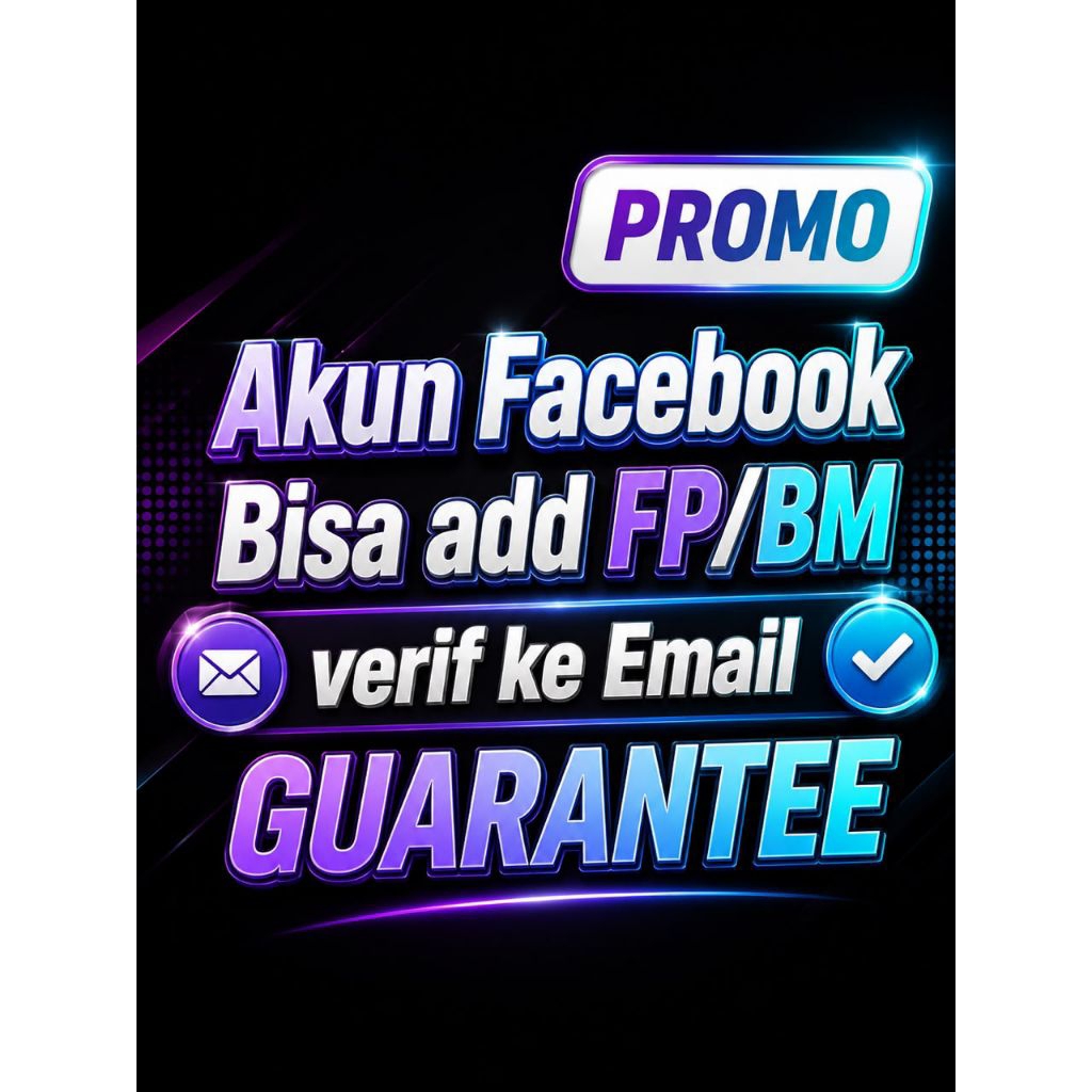 Produk Akun Facebook Type Untuk Admin FP/BM Murah