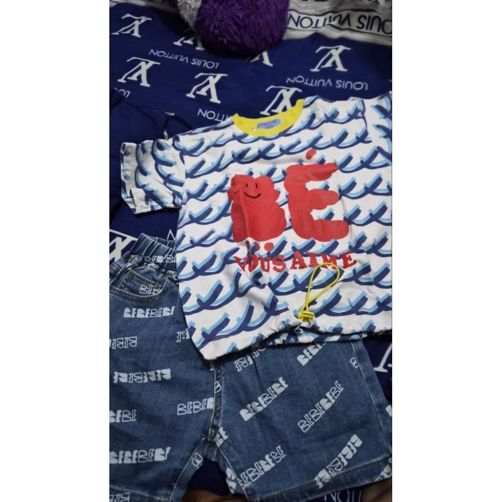 set Bebebebe atasan dan celana