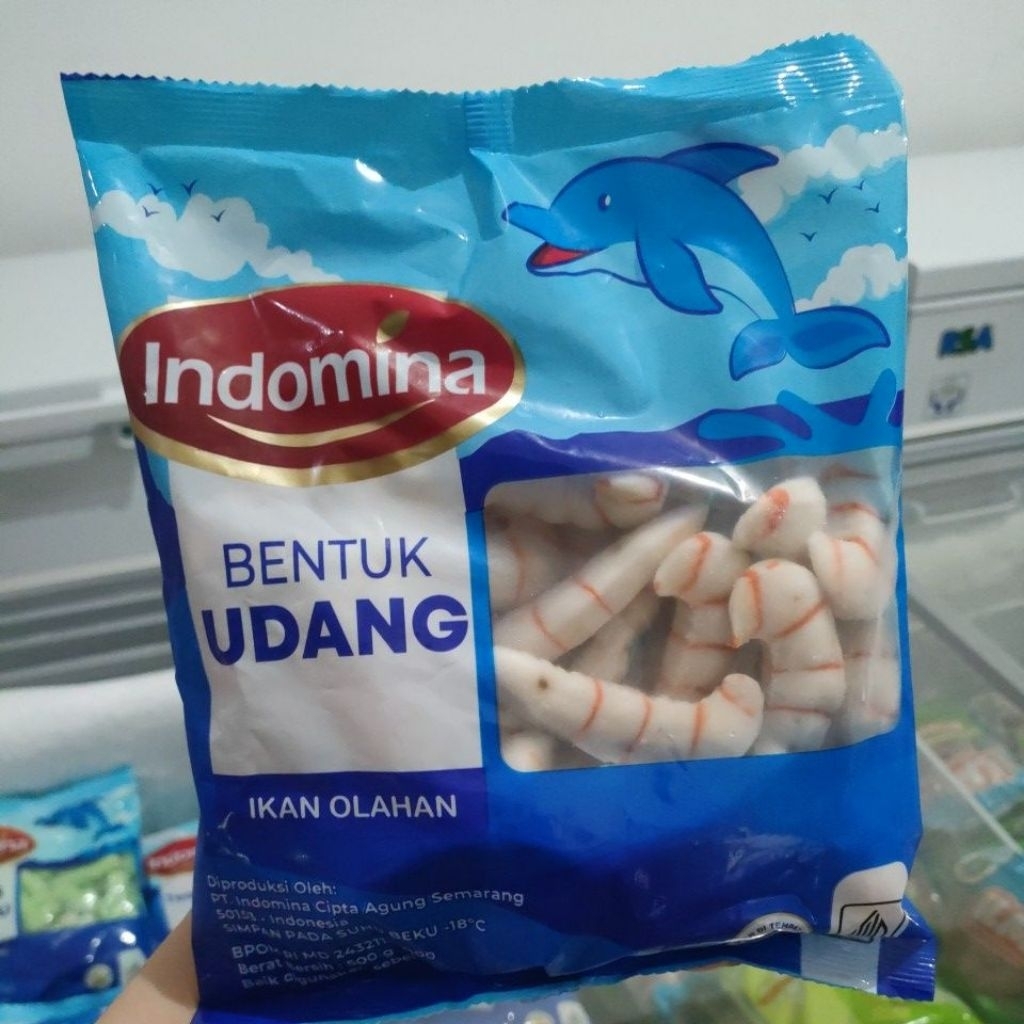 Indomina Bentuk Udang 500g | indomina udang