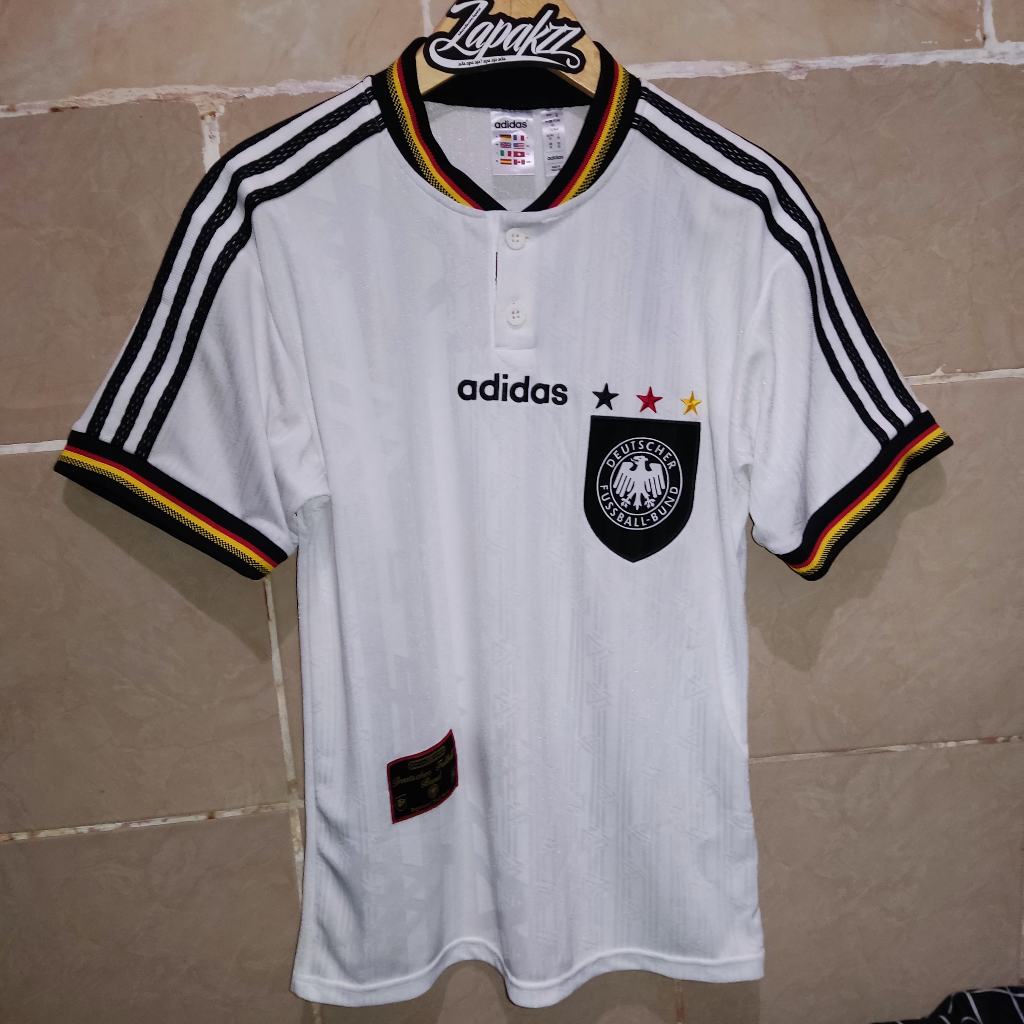 Jersey Jerman 1996 Home reissue / repro adidas - ORIGINAL - BNWT - Size XS - 47x68