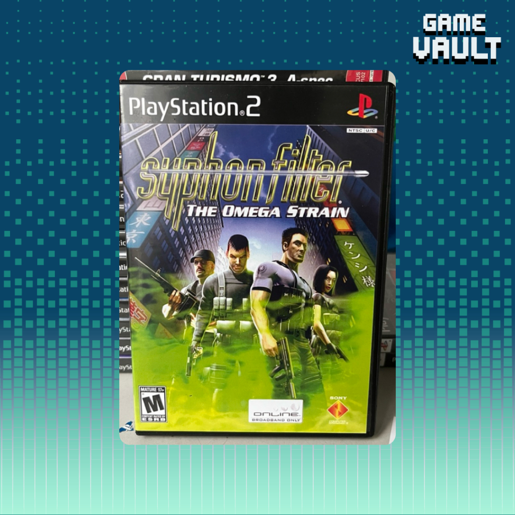 Syphon Filter The Omega Strain (NTSC U) PS2 original kaset cd game ps 2