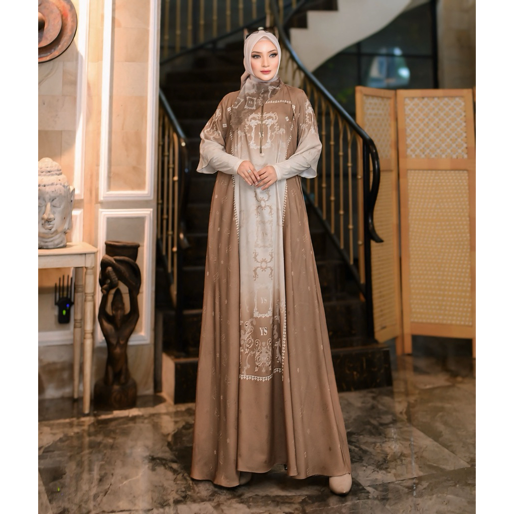 Gamis Syari Cantik Gradasi Kejora Series By Yodizen / Gamis Syari Cantik / Gamis Syari Premium