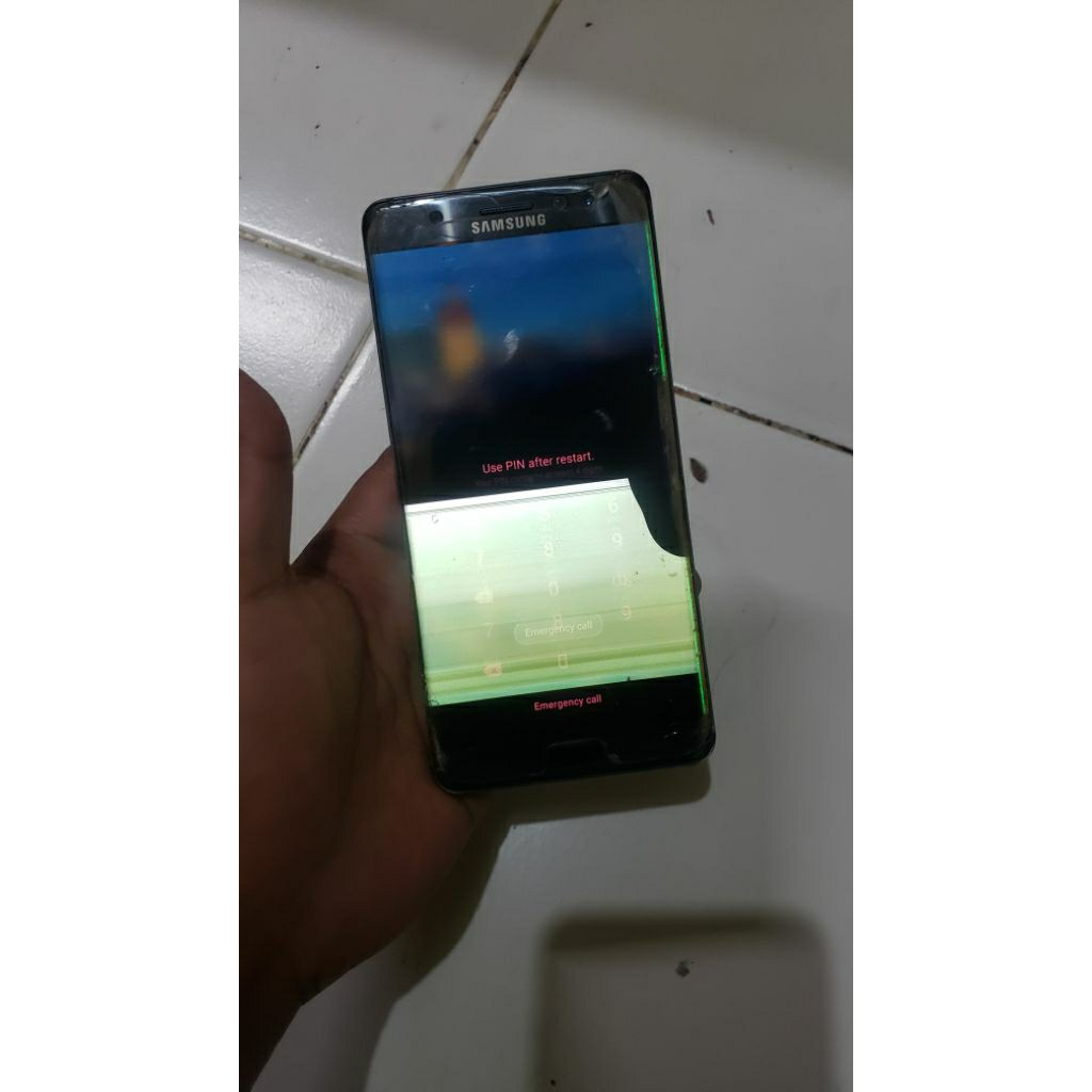 Samsung Note Fan Edition FE Mesin Normal, LCD Minus