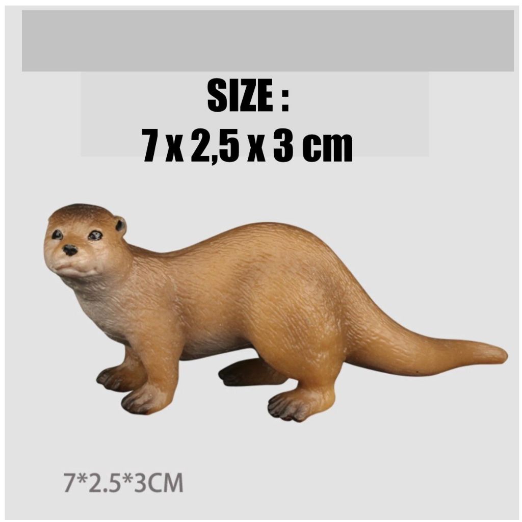 Miniatur hewan Berang-Berang - animal toys figure Berang - mainan simulasi edukasi hewan pajangan be