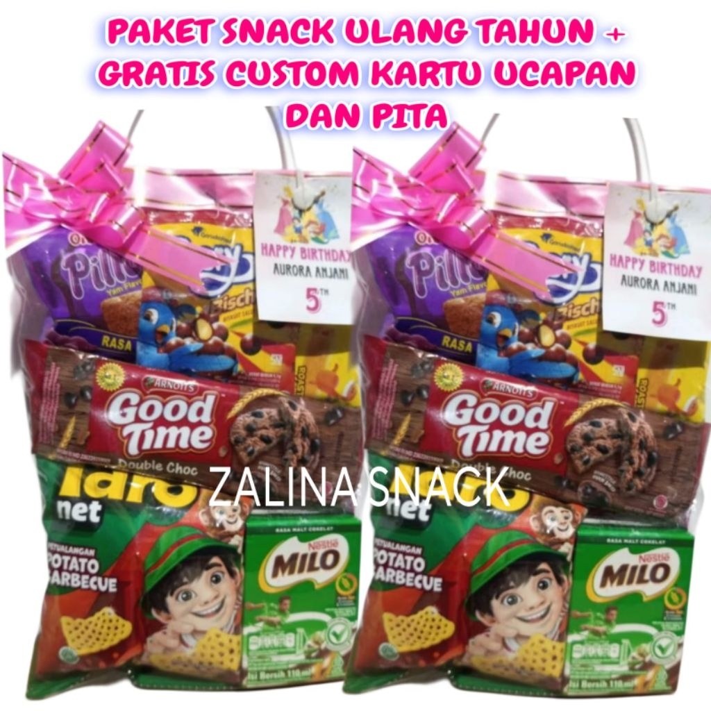 PAKET BINGKISAN SNACK ULANG TAHUN ULTAH ANAK PREMIUM
