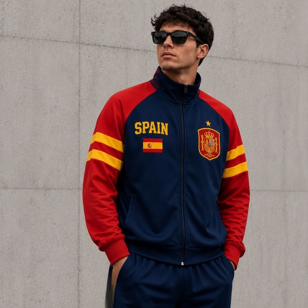 Jaketin Aja ( S - XXXXXL 6XL ) ZIP Up Tracktop Bomber ( TANPA CELANA ) Big Size ARGENTINA BRASIL SPA