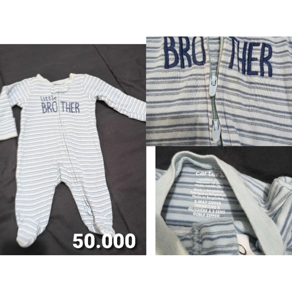 preloved sleepsuit baby newborn carters