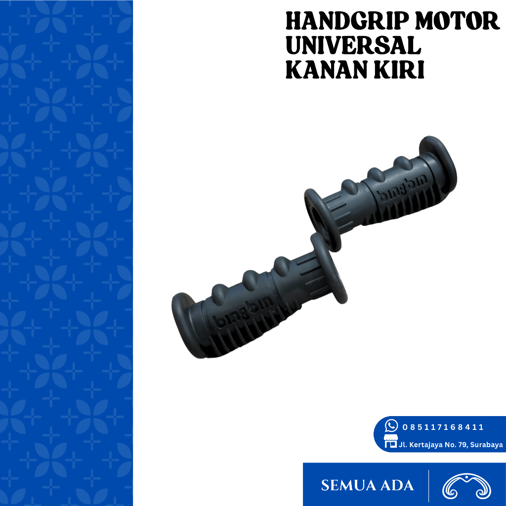 Handgrip Motor Universal Kanan Kiri Bingbin - Karet Stang Variasi Semua Motor