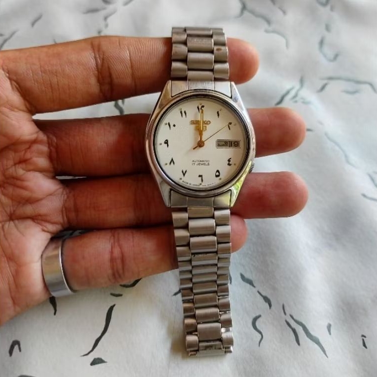 Jam Tangan Seiko 5 Automatic Arabic Original