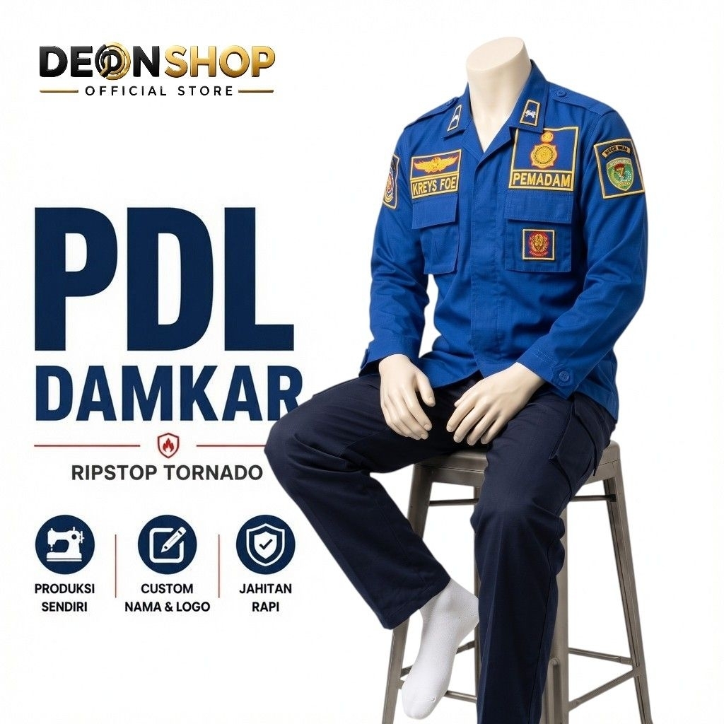 BAJU SERAGAM DAMKAR pdl damkar pdl pemadam