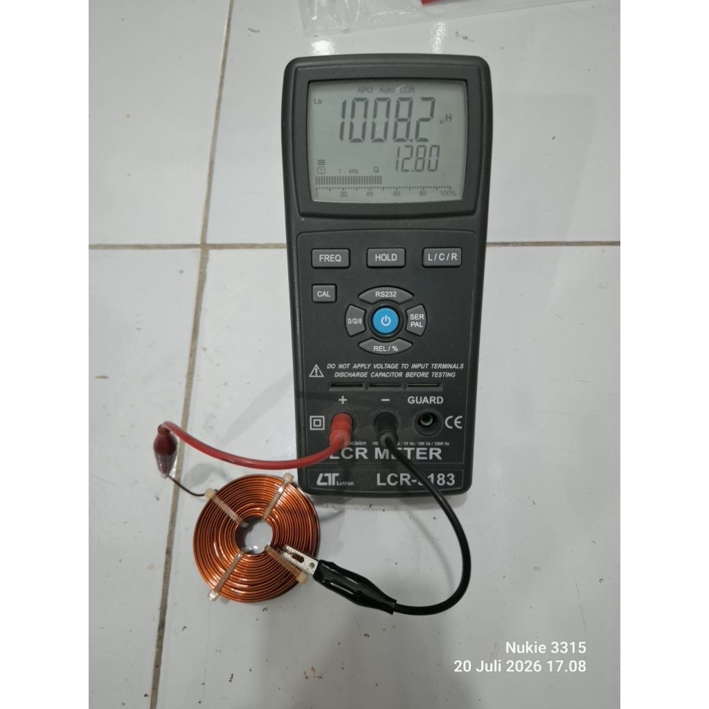 coil lilitan crossover pasif 1mh 1.2mm