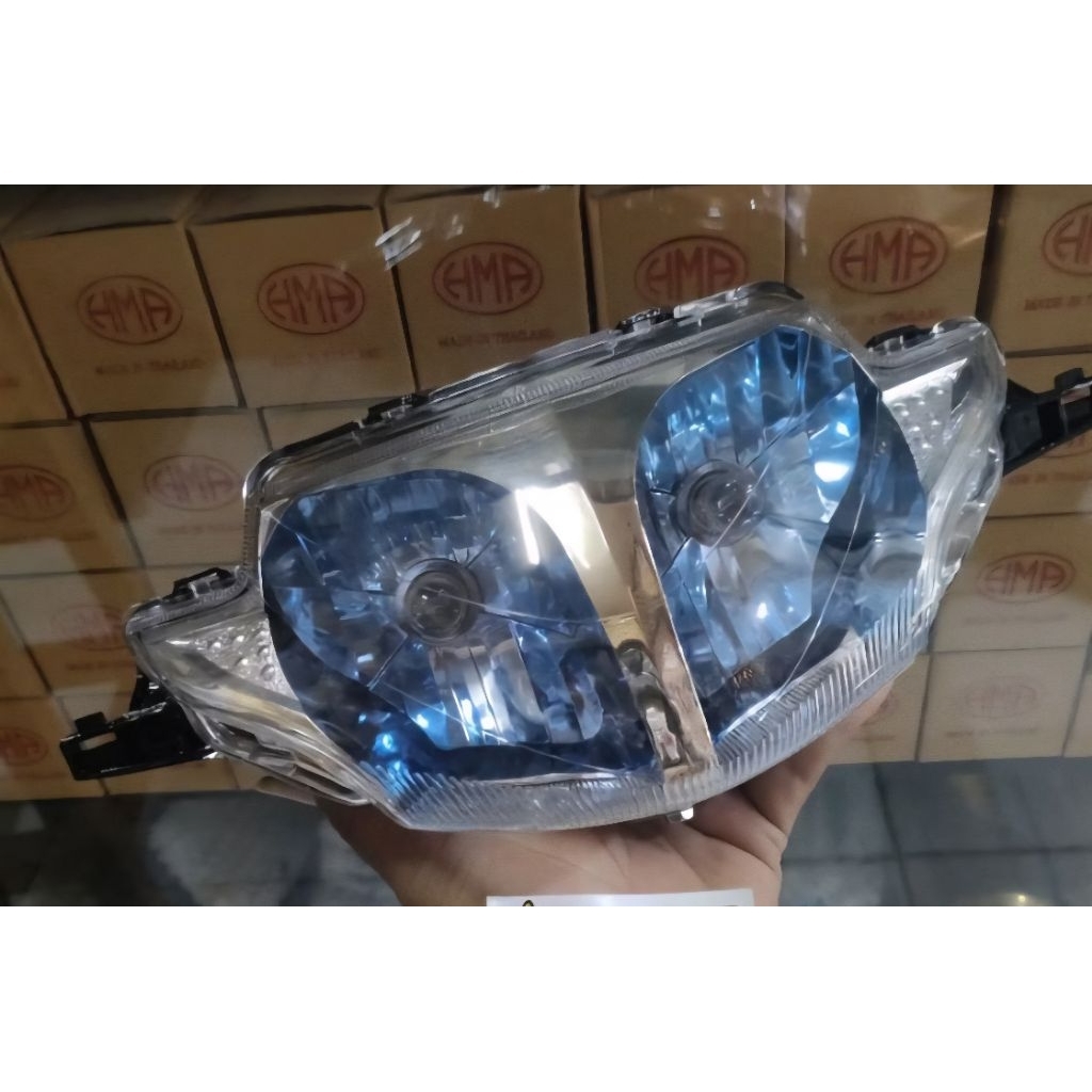 headlamp honda wave 125 original hma thailand lampu depan wave 125 reflektor honda wave 125 ori HMA 