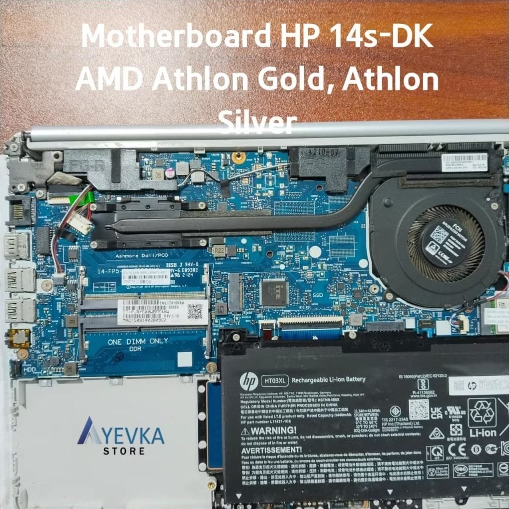 Motherboard HP 14s-dk AMD 3150 3050 Athlon Gold Silver Normal Tested Seken Original [ mainboard mobo