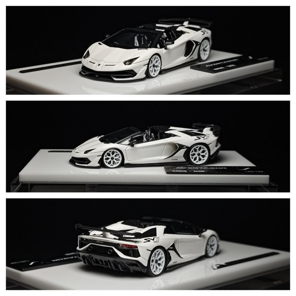 TARDIS LAMBORGHINI SVJ PANDA EDITION RESIN /164 TARDIS X WM STUDIO LAMBORGHINI SVJ PANDA EDITION