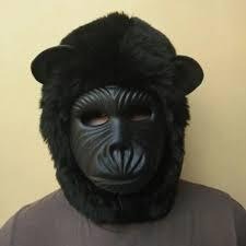 READY Topeng Monyet / Topeng Monyet Serigala / Topeng Monyet Hitam