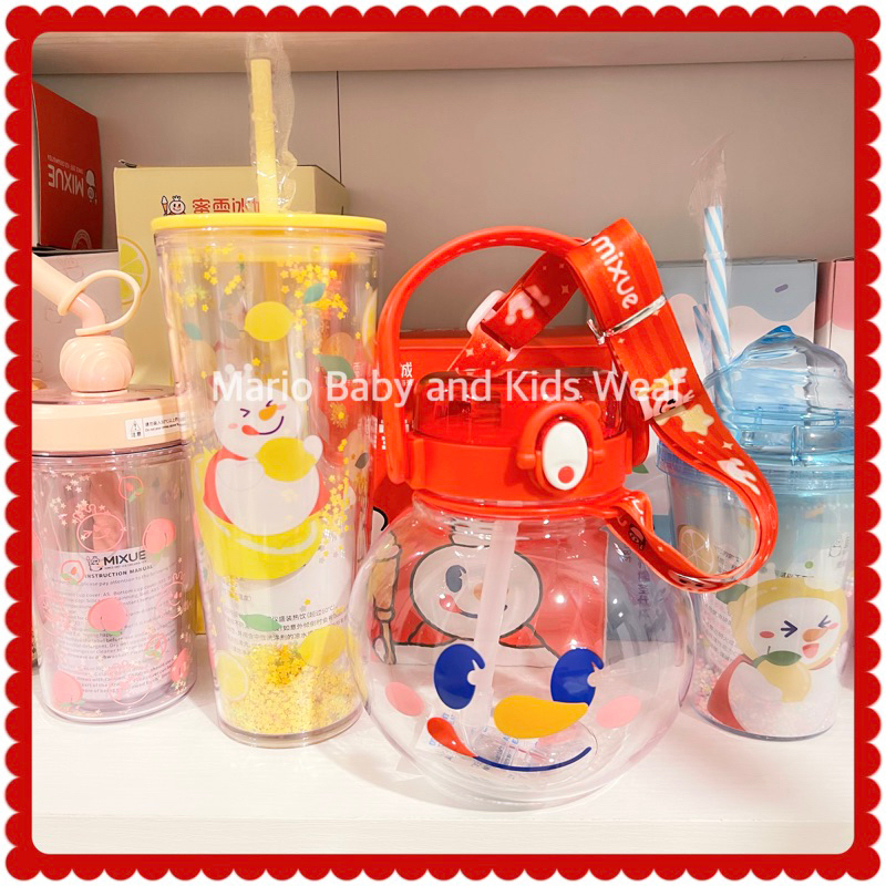 OFFICIAL MERCHANDISE (TERMURAH) COD Tumbler SNOW KING MIXUE  Botol Minum