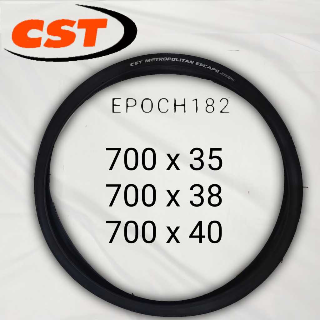 Ban Luar Sepeda CST Metropolitan Escape 700 x 35C, 700 x 38C & 700 x 40C