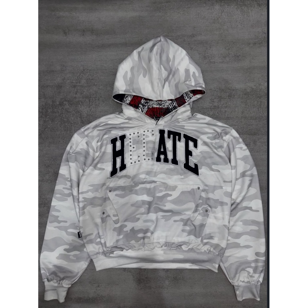 HOODIE HECATES CAMO GREY V3