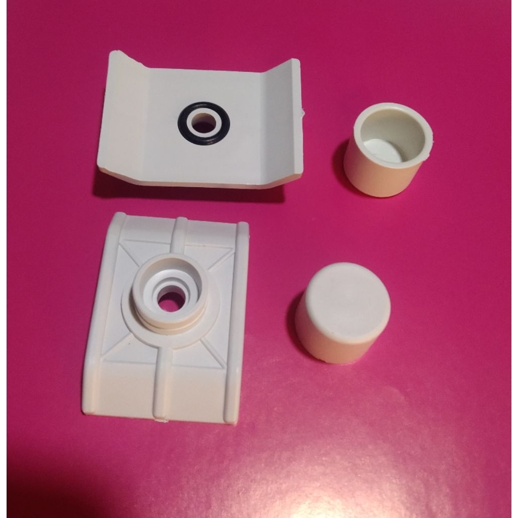 tutup atap alderon roofing alderon putih tutup sekrup baut alderon upvc isi 100pcs