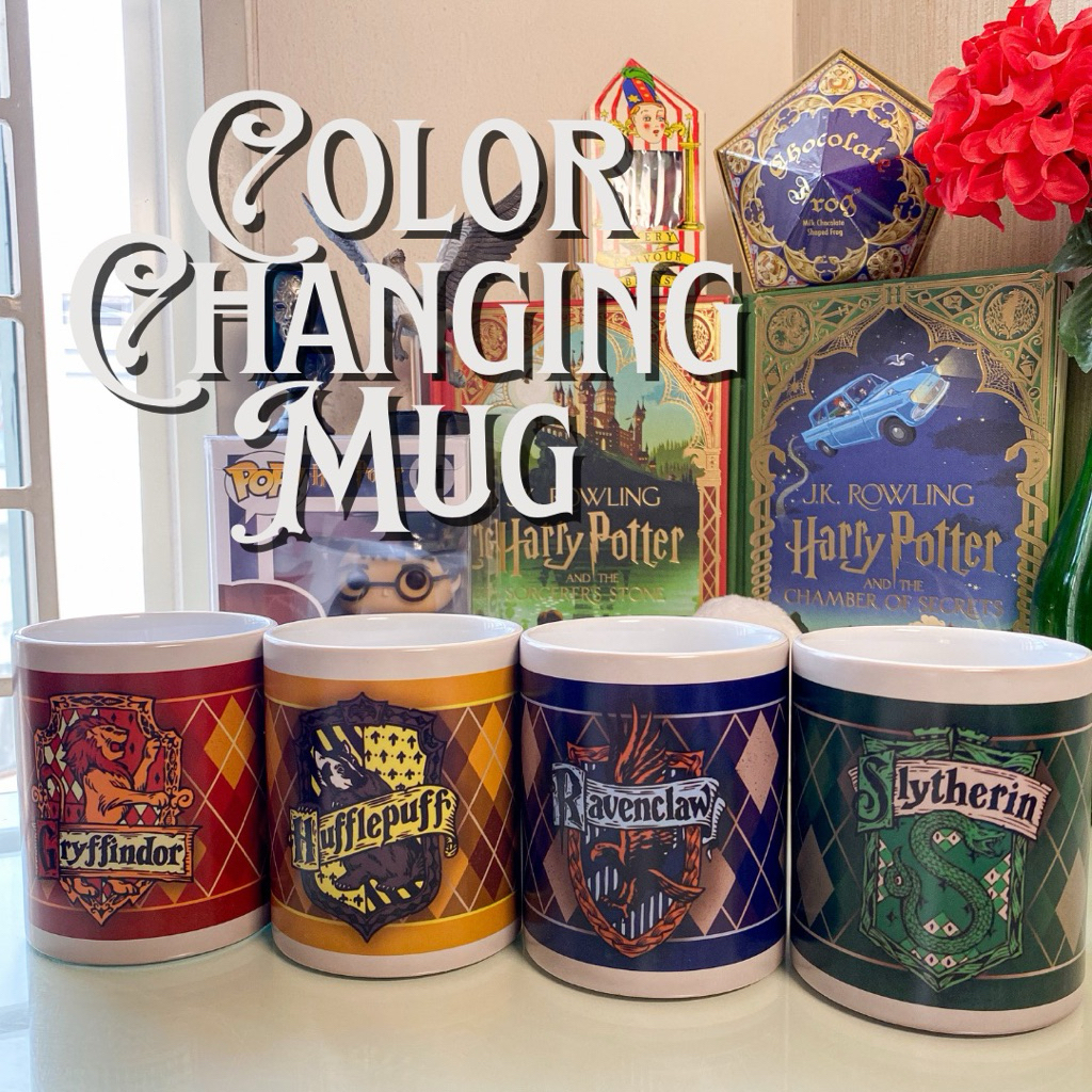 Houses Color Changing Mug Harry Potter Gryffindor Slytherin Ravenclaw Hufflepuff Wizardneeds Wizardi