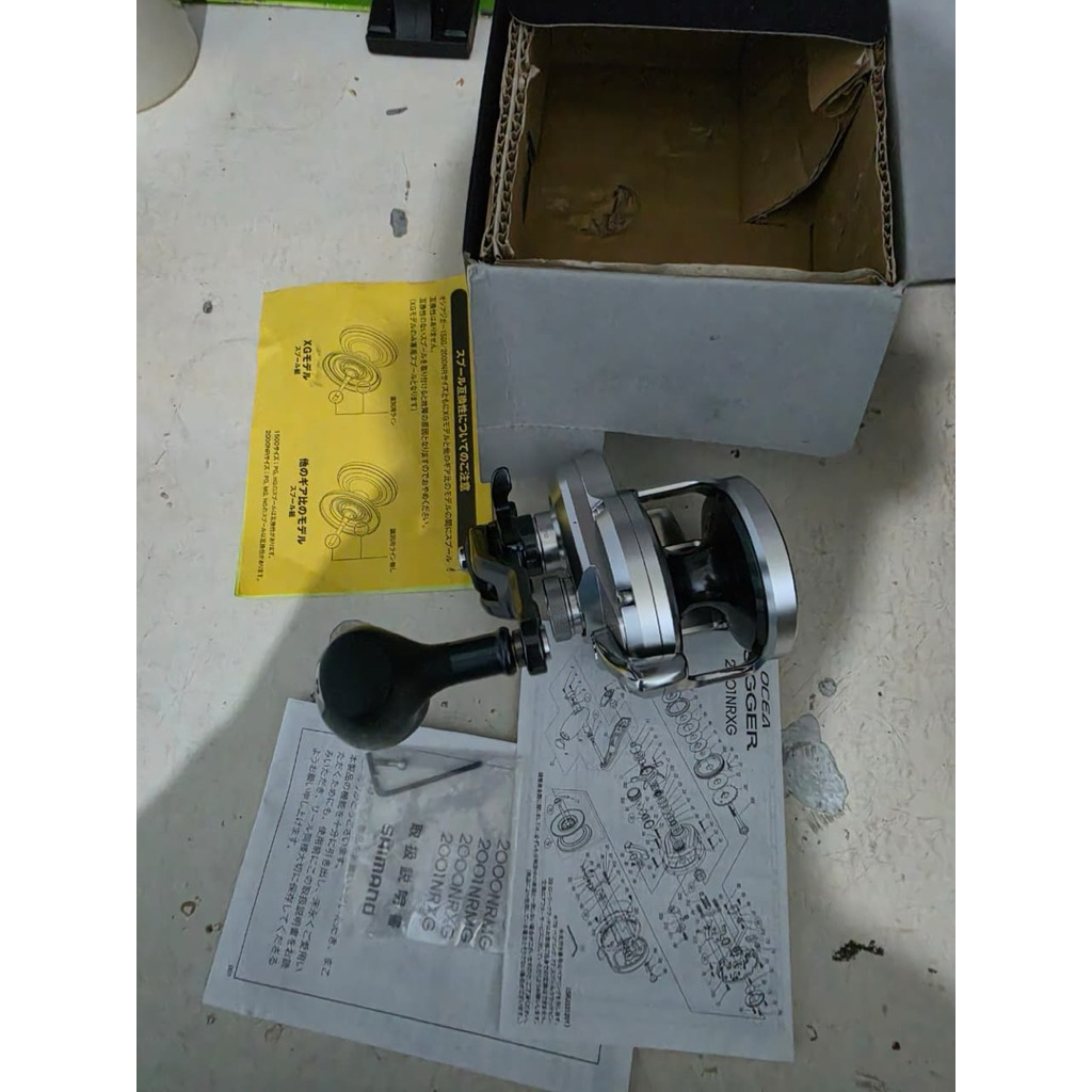 Reel Shimano Ocea Jigger 2001 NRMG (Putaran Kiri)